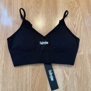 Civil Regime Black Seamless Sports Bra Medium (New With Tags)